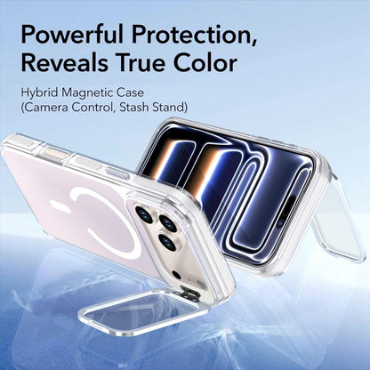 For iPhone 17 Pro Max Chameleon Gen2 Lens Cover Kickstand Magnetic Phone Case - White - EDA010044517A
