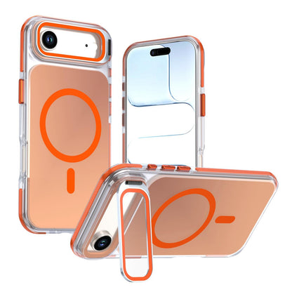 For iPhone Air Chameleon Gen2 Lens Cover Kickstand Magnetic Phone Case - Orange - EDA010044520B