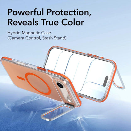 For iPhone Air Chameleon Gen2 Lens Cover Kickstand Magnetic Phone Case - Orange - EDA010044520B