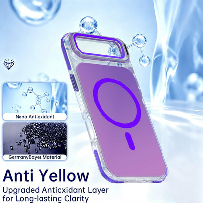 For iPhone Air Chameleon Gen2 Lens Cover Kickstand Magnetic Phone Case - Purple - EDA010044520D
