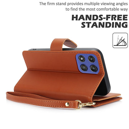 For Motorola Moto G Stylus 2025 / Edge 60 Stylus Multi-Card Wallet RFID Leather Phone Case(Brown)