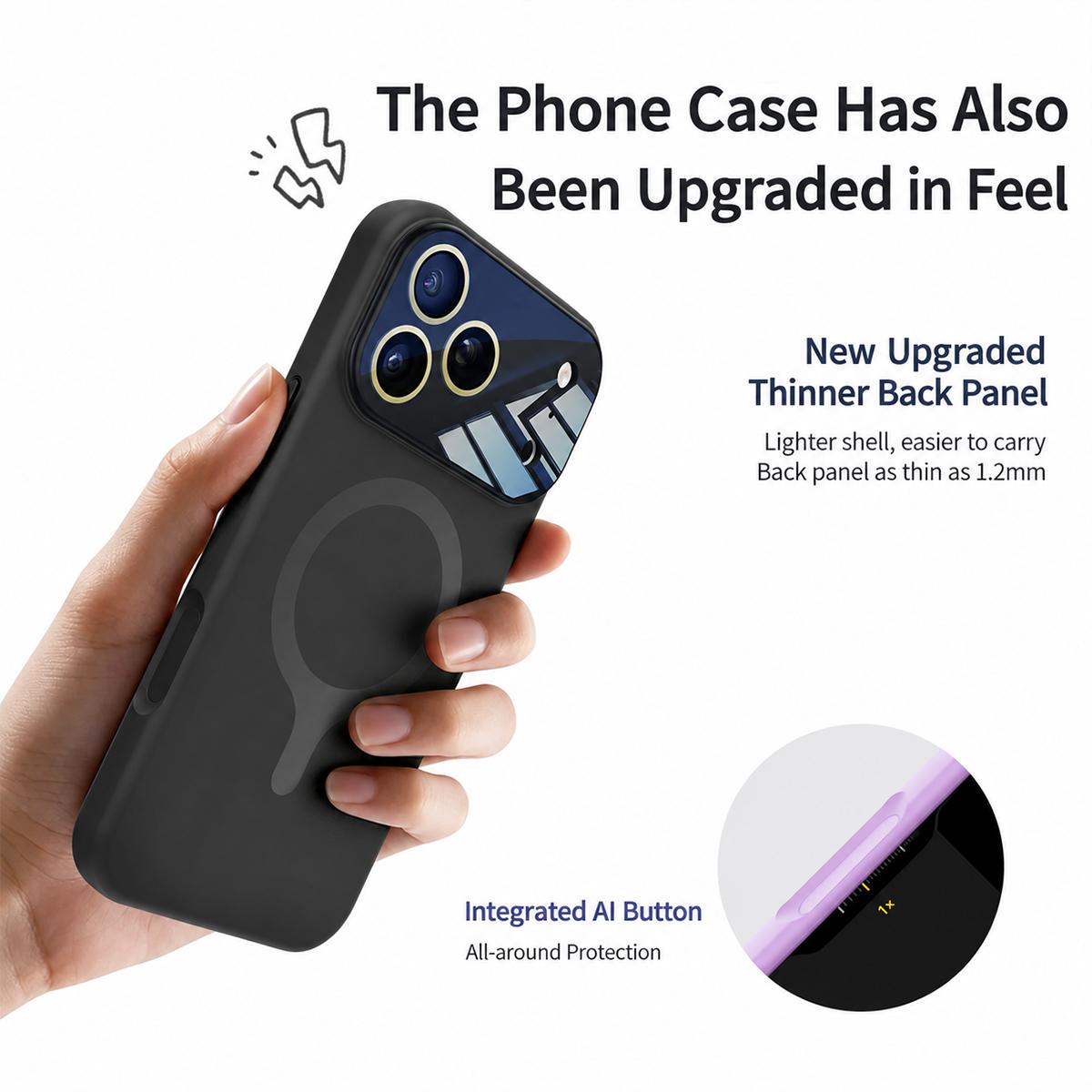 For iPhone 15 Liquid Silicone Magnetic Camera Full Coverage Phone Case - Green - EDA010047709B