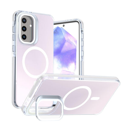 For Galaxy A36 / A56 / A37 5G Chameleon Gen2 Lens Cover Kickstand Magnetic Phone Case - White - EDA010048710A