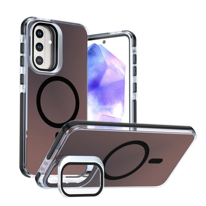 For Galaxy A36 / A56 / A37 5G Chameleon Gen2 Lens Cover Kickstand Magnetic Phone Case - Black - EDA010048710C