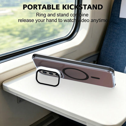 For Galaxy A36 / A56 / A37 5G Chameleon Gen2 Lens Cover Kickstand Magnetic Phone Case - Black - EDA010048710C