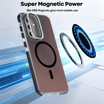 For Galaxy A36 / A56 / A37 5G Chameleon Gen2 Lens Cover Kickstand Magnetic Phone Case - Black - EDA010048710C
