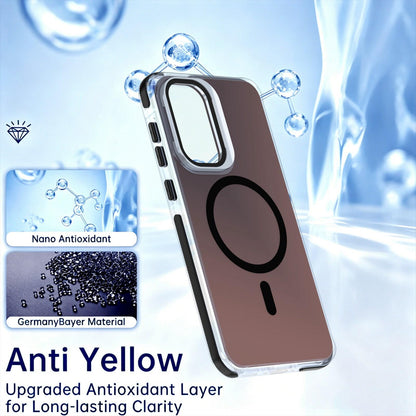 For Galaxy A36 / A56 / A37 5G Chameleon Gen2 Lens Cover Kickstand Magnetic Phone Case - Black - EDA010048710C