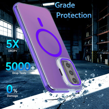 For Galaxy A36 / A56 / A37 5G Chameleon Gen2 Lens Cover Kickstand Magnetic Phone Case - Purple - EDA010048710D