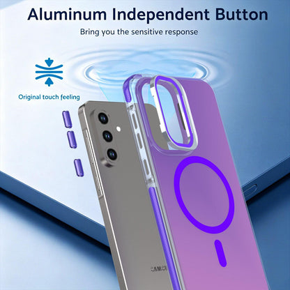 For Galaxy A36 / A56 / A37 5G Chameleon Gen2 Lens Cover Kickstand Magnetic Phone Case - Purple - EDA010048710D