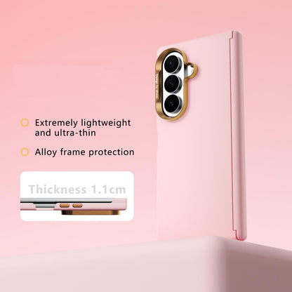 For Galaxy Z Fold8 Ultra 5G ABEEL Lightweight Zero Skin Feel Magnetic PC Phone Case - Pink - EDA010059801B