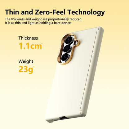 For Galaxy Z Fold8 Ultra 5G ABEEL Lightweight Zero Skin Feel Magnetic PC Phone Case - Sky Blue - EDA010059801F
