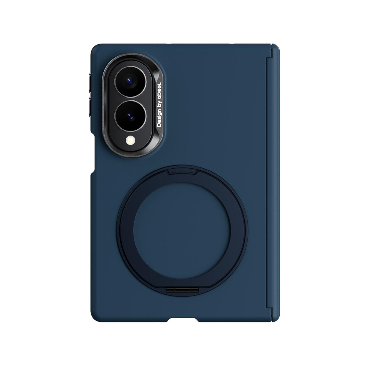 For Galaxy Z Fold8 5G ABEEL Lightweight Zero Skin Feel Magnetic PC Phone Case with Holder - Blue - EDA010060401C