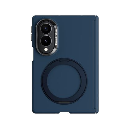 For Galaxy Z Fold8 5G ABEEL Lightweight Zero Skin Feel Magnetic PC Phone Case with Holder - Blue - EDA010060401C