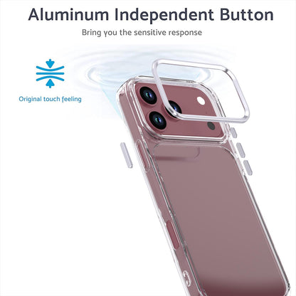 For iPhone 18 Pro Max Shine High Transparency Acrylic Phone Case - White - EDA010061701B