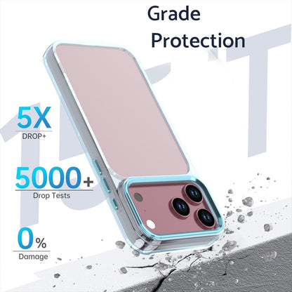 For iPhone 18 Pro Max Shine High Transparency Acrylic Phone Case - Blue - EDA010061701C