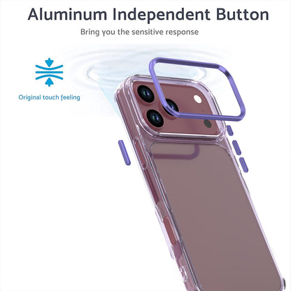 For iPhone 18 Pro Shine High Transparency Acrylic Phone Case - Purple - EDA010061702A
