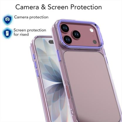 For iPhone 18 Pro Shine High Transparency Acrylic Phone Case - Purple - EDA010061702A