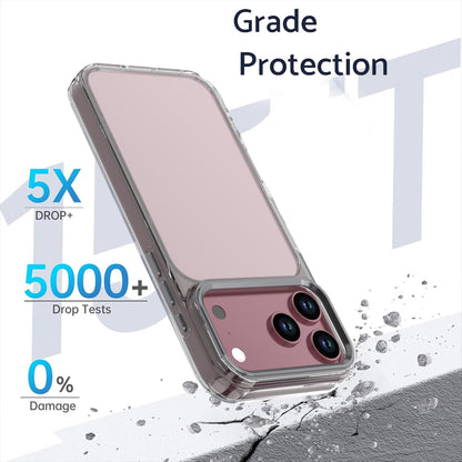 For iPhone 18 Pro Shine High Transparency Acrylic Phone Case - Black - EDA010061702E