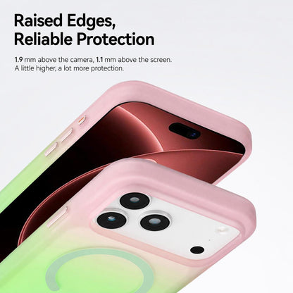 For iPhone 18 Pro Max Twilight Gradient Magnetic Phone Case - Snowy Scenery - EDA010067503C