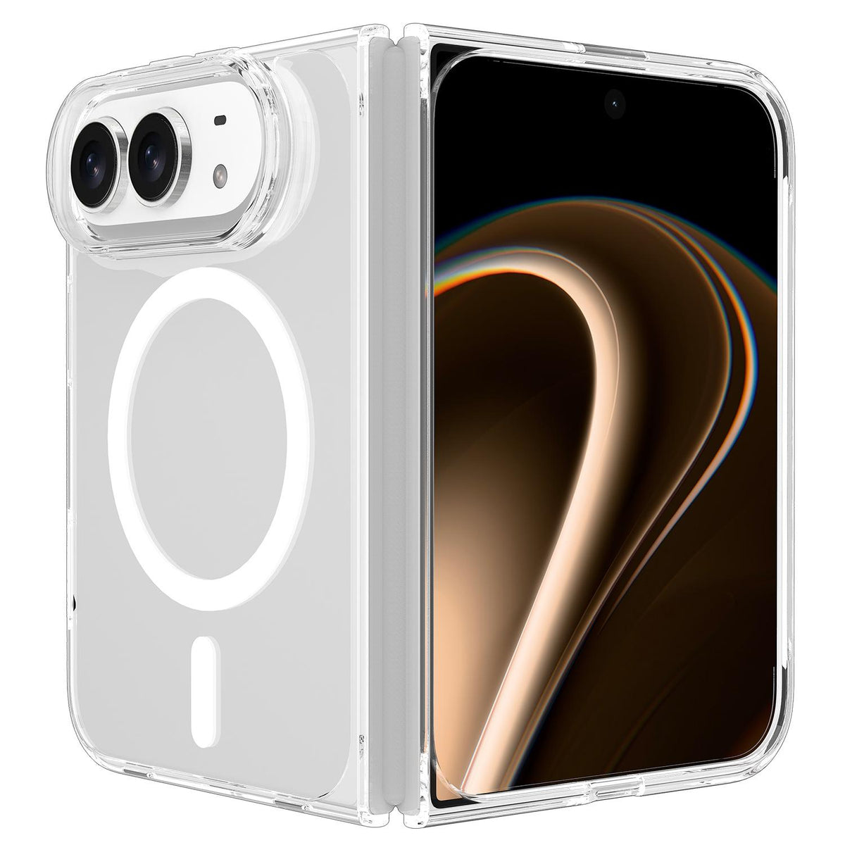For iPhone Duo Scratchproof PC Transparent MagSafe Phone Case - Default - EDA010074801
