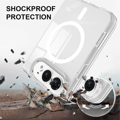 For iPhone Duo Scratchproof PC Transparent MagSafe Phone Case - Default - EDA010074801