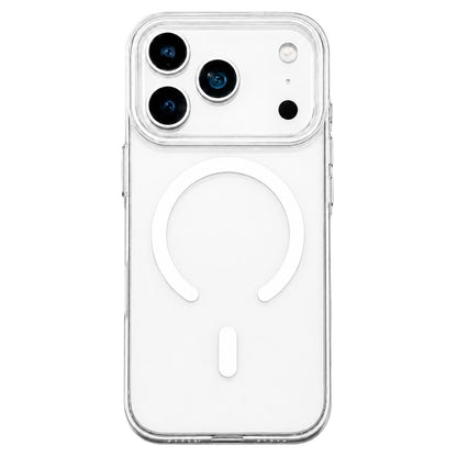 For iPhone 18 Pro Max Question Mark Clear PC Magnetic Phone Case - Jasmine White - EDA010082602C