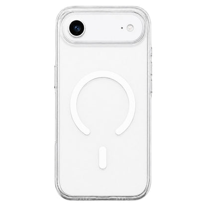 For iPhone Air Question Mark Clear PC Magnetic Phone Case - Jasmine White - EDA010083505C