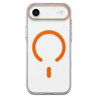 For iPhone Air Question Mark Clear PC Magnetic Phone Case - Stellar Orange - EDA010083505F