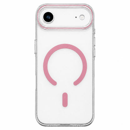 For iPhone Air Question Mark Clear PC Magnetic Phone Case - Elegant Pink - EDA010083505G