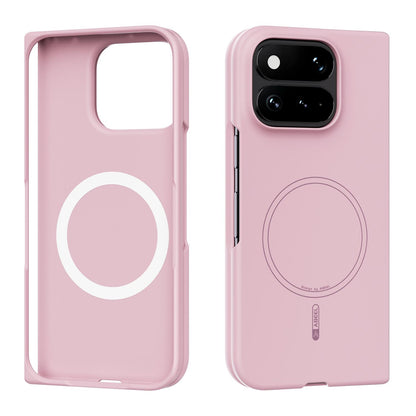 For Google Pixel 11 Pro Fold ABEEL Skin-friendly Feel Magsafe PC Phone Case - Pink - EDA010092201B