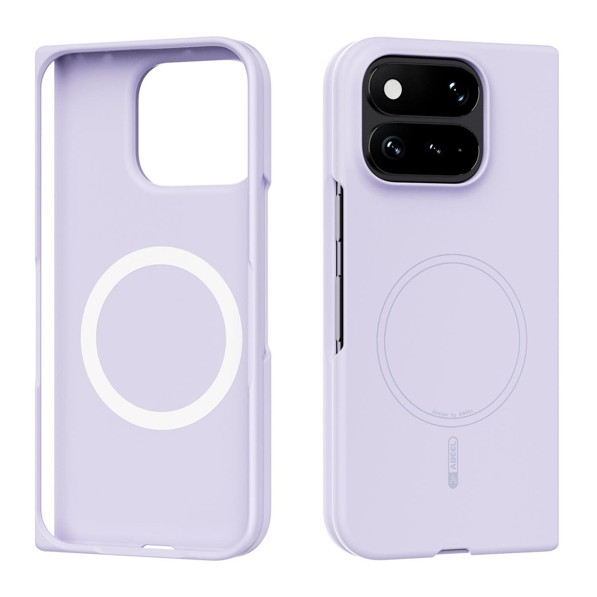 For Google Pixel 11 Pro Fold ABEEL Skin-friendly Feel Magsafe PC Phone Case - Lilac Purple - EDA010092201E