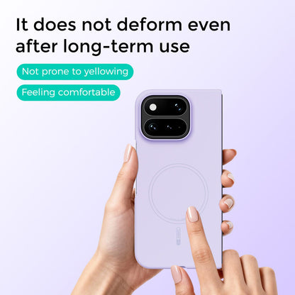For Google Pixel 11 Pro Fold ABEEL Skin-friendly Feel Magsafe PC Phone Case - Lilac Purple - EDA010092201E