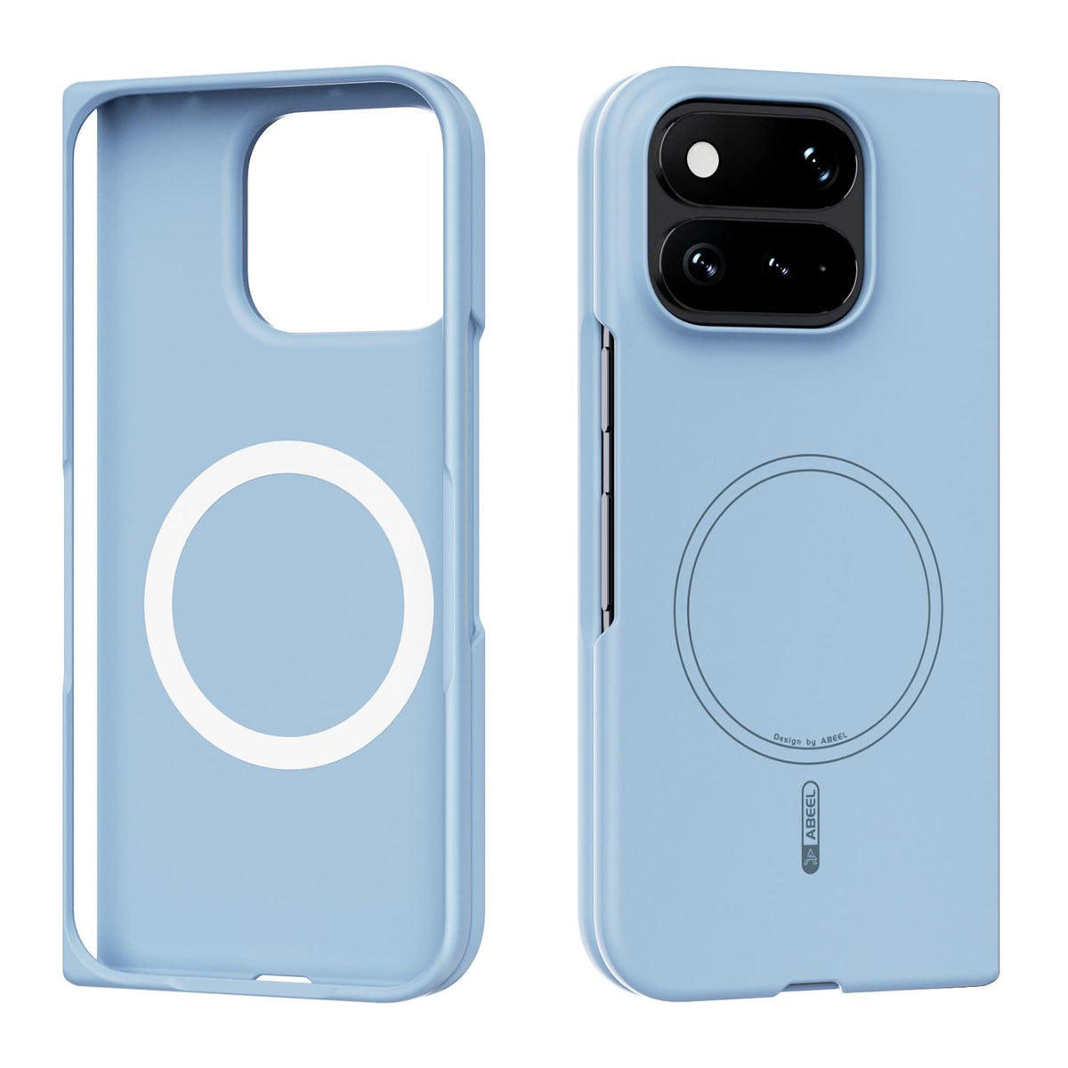 For Google Pixel 11 Pro Fold ABEEL Skin-friendly Feel Magsafe PC Phone Case - Sky Blue - EDA010092201F