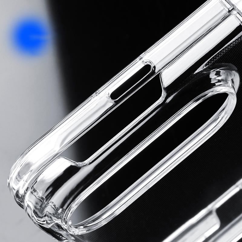 For iPhone Duo Transparent High-definition Three-section PC Phone Case with Hinge - Default - EDA010098101