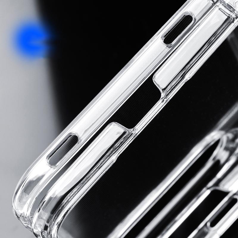 For iPhone Duo Transparent High-definition Three-section PC Phone Case with Hinge - Default - EDA010098101