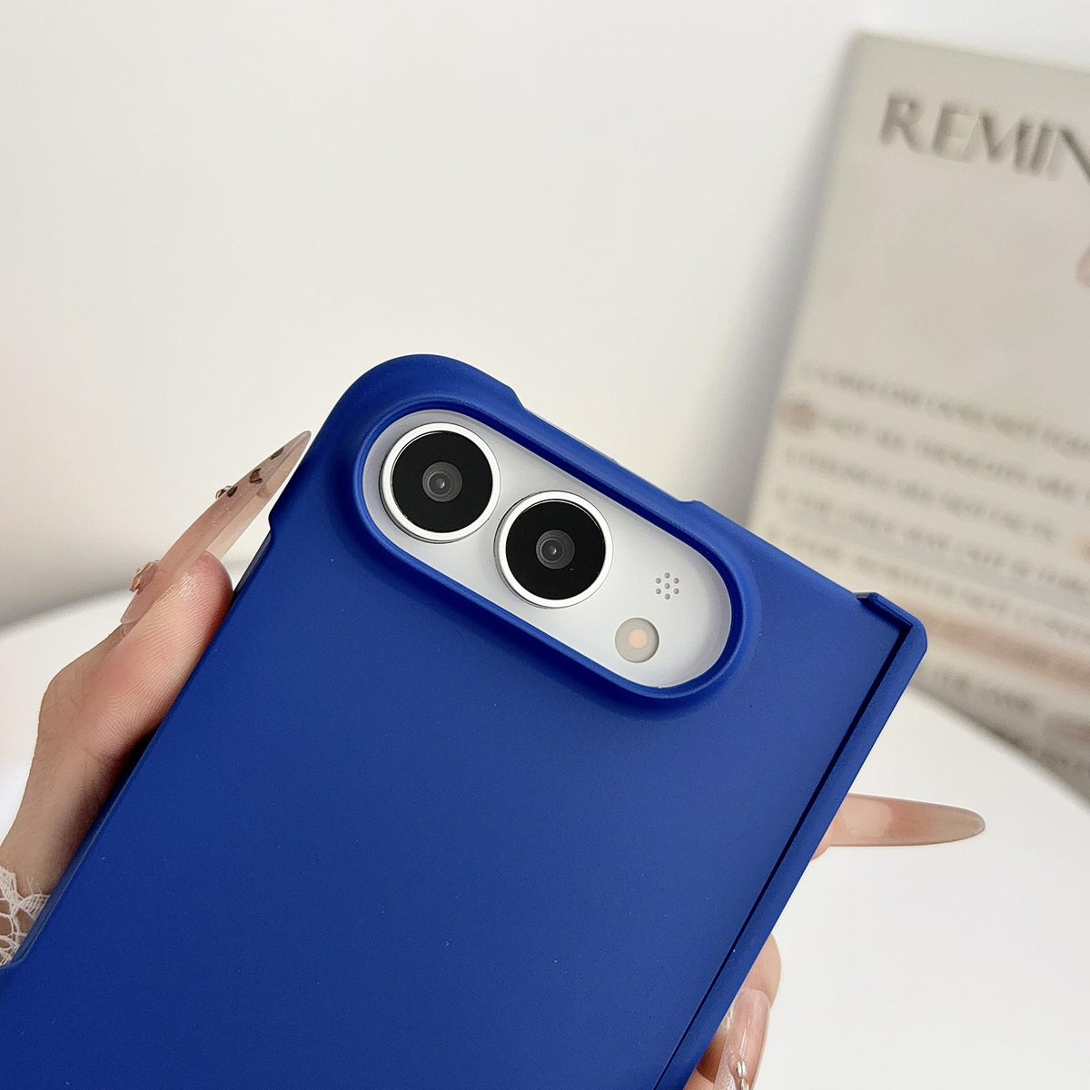 For iPhone Duo 3 in 1 Skin Feel PC Phone Case - Lemon Yellow - EDA010099601E