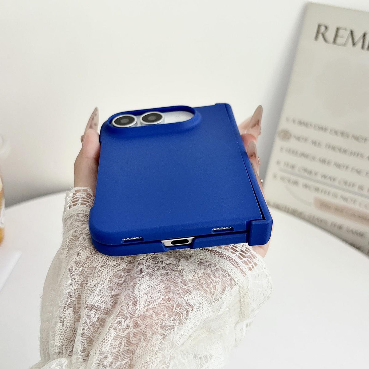 For iPhone Duo 3 in 1 Skin Feel PC Phone Case - Lemon Yellow - EDA010099601E
