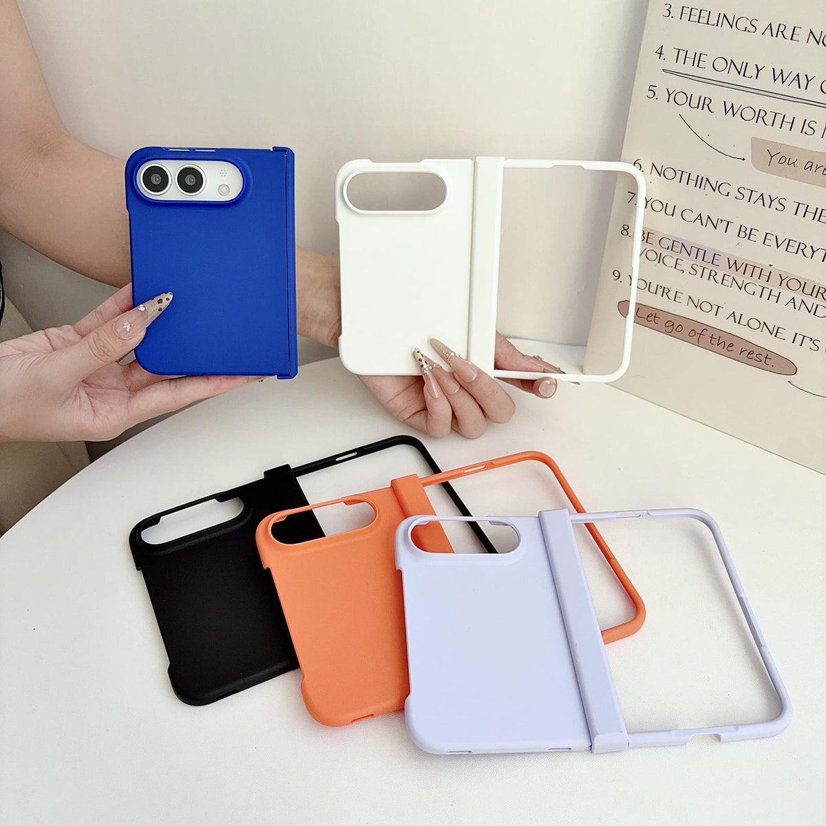 For iPhone Duo 3 in 1 Skin Feel PC Phone Case - Lemon Yellow - EDA010099601E