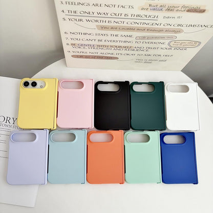 For iPhone Duo 3 in 1 Skin Feel PC Phone Case - Lemon Yellow - EDA010099601E