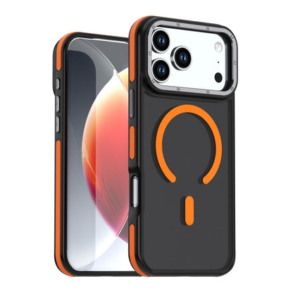 For iPhone 18 Pro Dual Color Skin Feel Magnetic Phone Case - Black - EDA010108802A