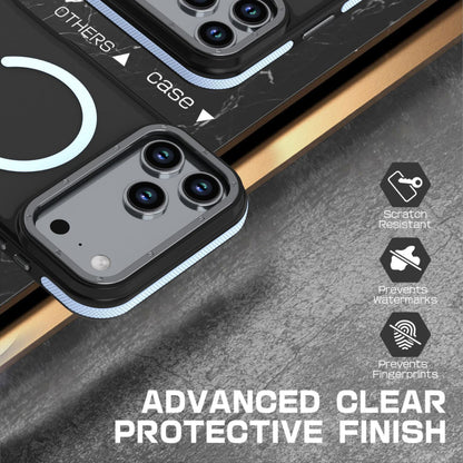 For iPhone 18 Pro Dual Color Skin Feel Magnetic Phone Case - Light Blue - EDA010108802C