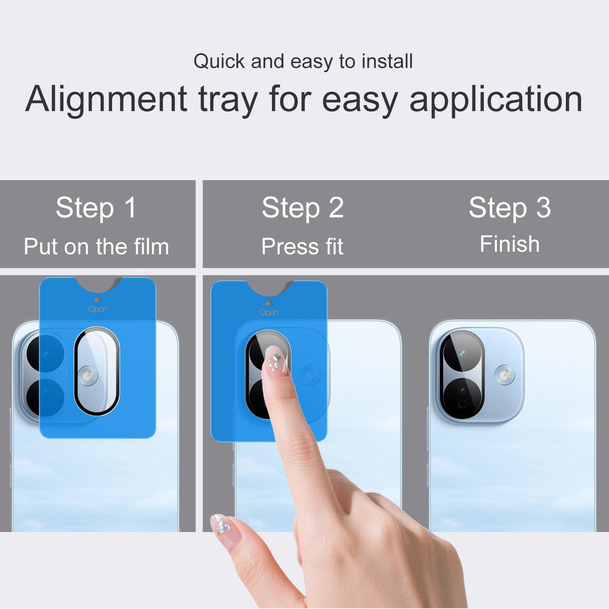 For Redmi Note 17 Pro 5G Global 163mm IMAK Glass Rear Camera Lens Film Phone Case Exclusive, Self-positioning Version - Default - EDA010124901