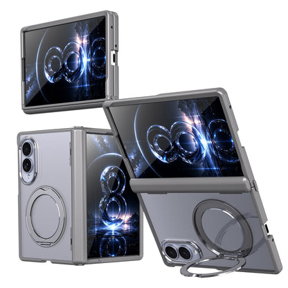 For Galaxy Z Fold8 5G Kalebol MagSafe Metal Ring Holder Phone Case - Titanium Gray - EDA010125903C