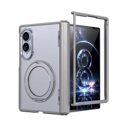 For Galaxy Z Fold8 5G Kalebol MagSafe Metal Ring Holder Phone Case - Titanium Gray - EDA010125903C