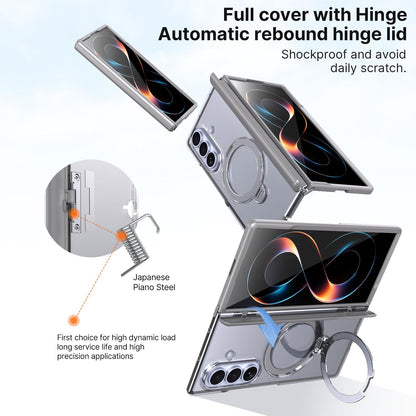 For Galaxy Z Fold8 Ultra 5G ShenYi R2 Magnetic 360 Folding Metal Ring Holder Phone Case - Titanium Gray - EDA010131202C