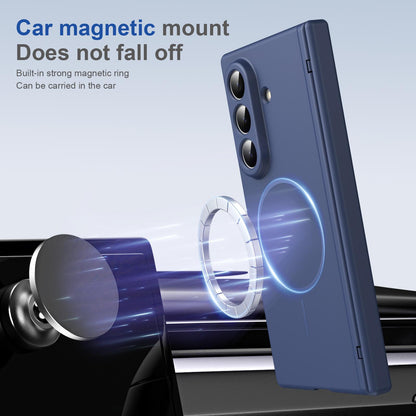 For Samsung Galaxy Z Fold7 5G Full Cover HD Integrated Magnetic Hinge Folding Phone Case - Blue - EDA010134104B