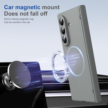 For Samsung Galaxy Z Fold7 5G Full Cover HD Integrated Magnetic Hinge Folding Phone Case - Grey - EDA010134104D