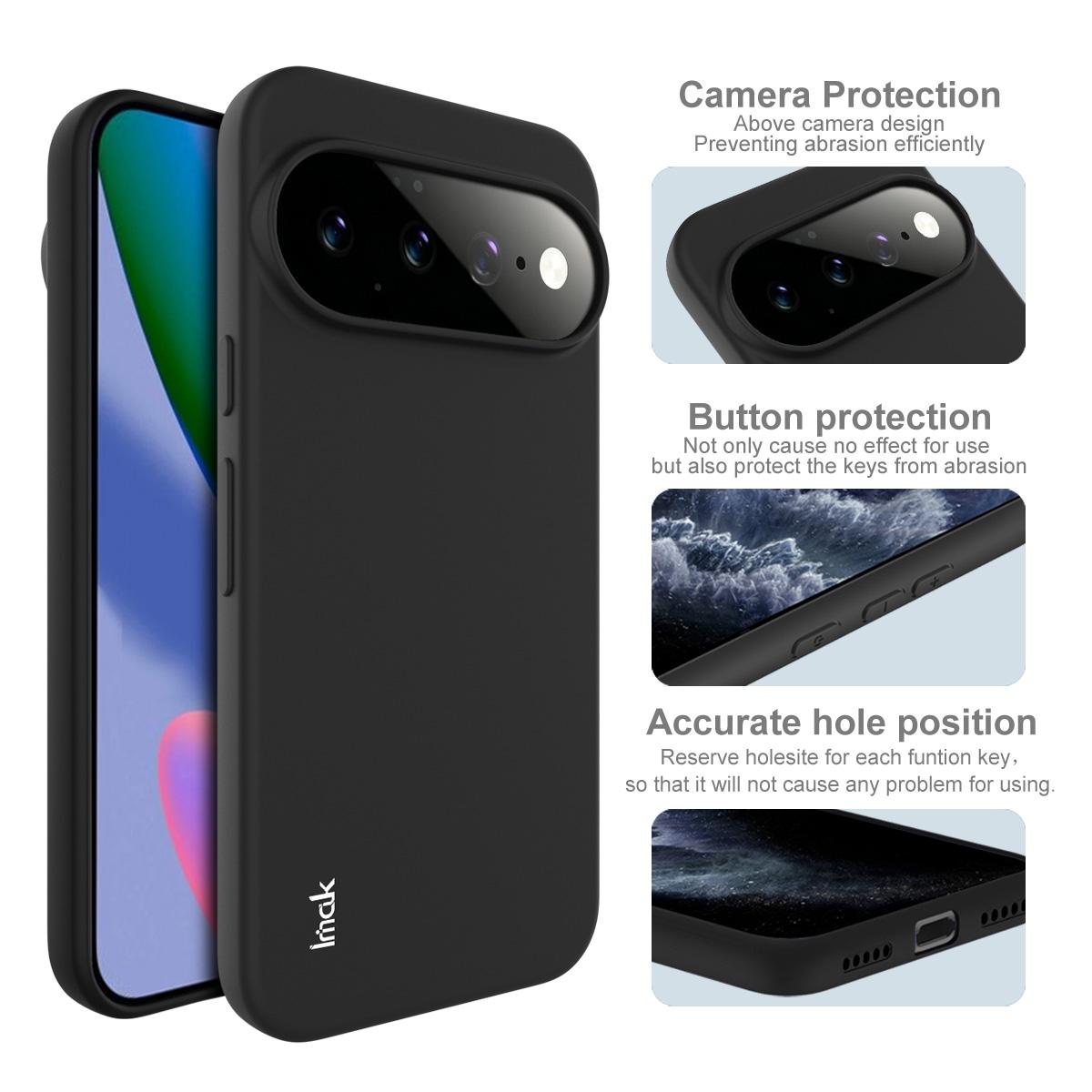 For Google Pixel 11 / Pixel 11 Pro IMAK UC-3 Series Shockproof Frosted TPU Phone Case - Black - EDA010145101A