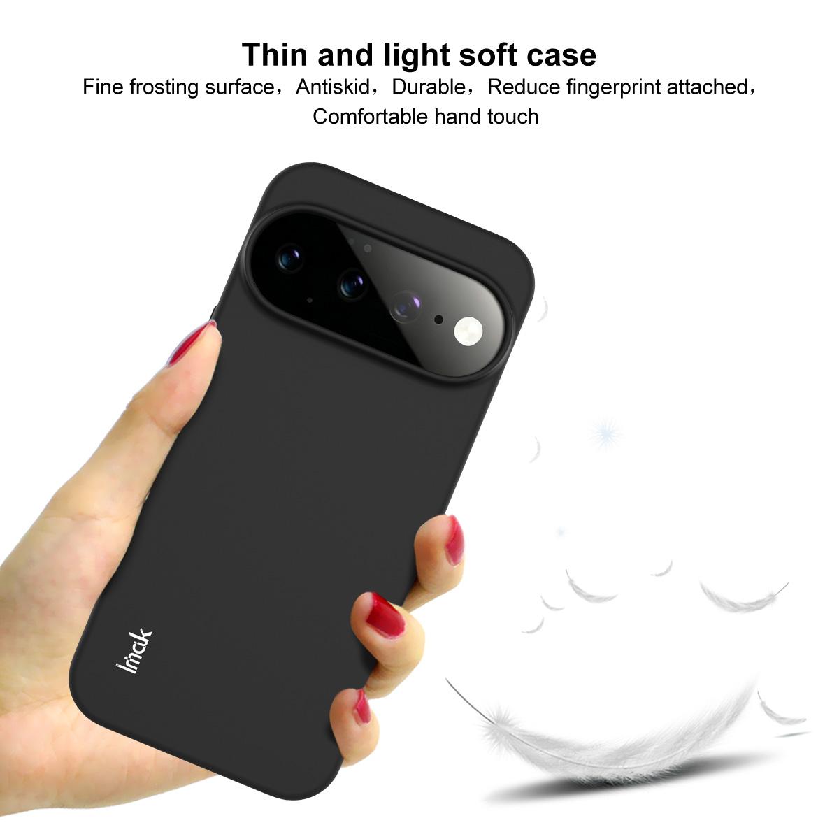 For Google Pixel 11 / Pixel 11 Pro IMAK UC-3 Series Shockproof Frosted TPU Phone Case - Black - EDA010145101A