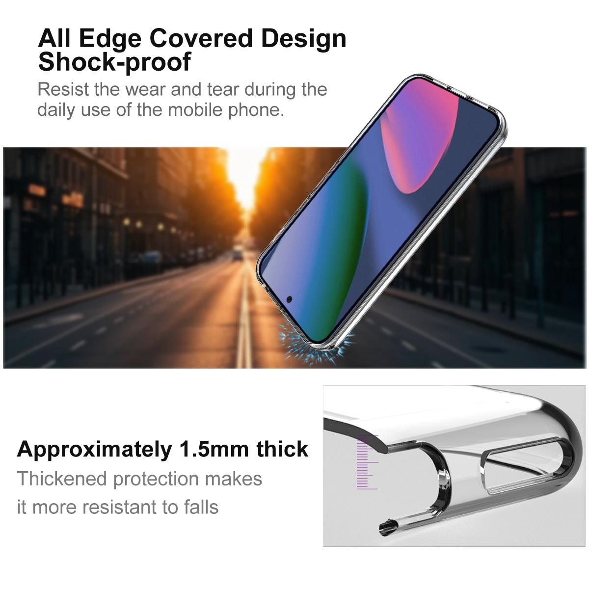 For Google Pixel 11 Pro XL imak UX-10 Series Transparent Shockproof TPU Phone Case - Transparent - EDA010145302A